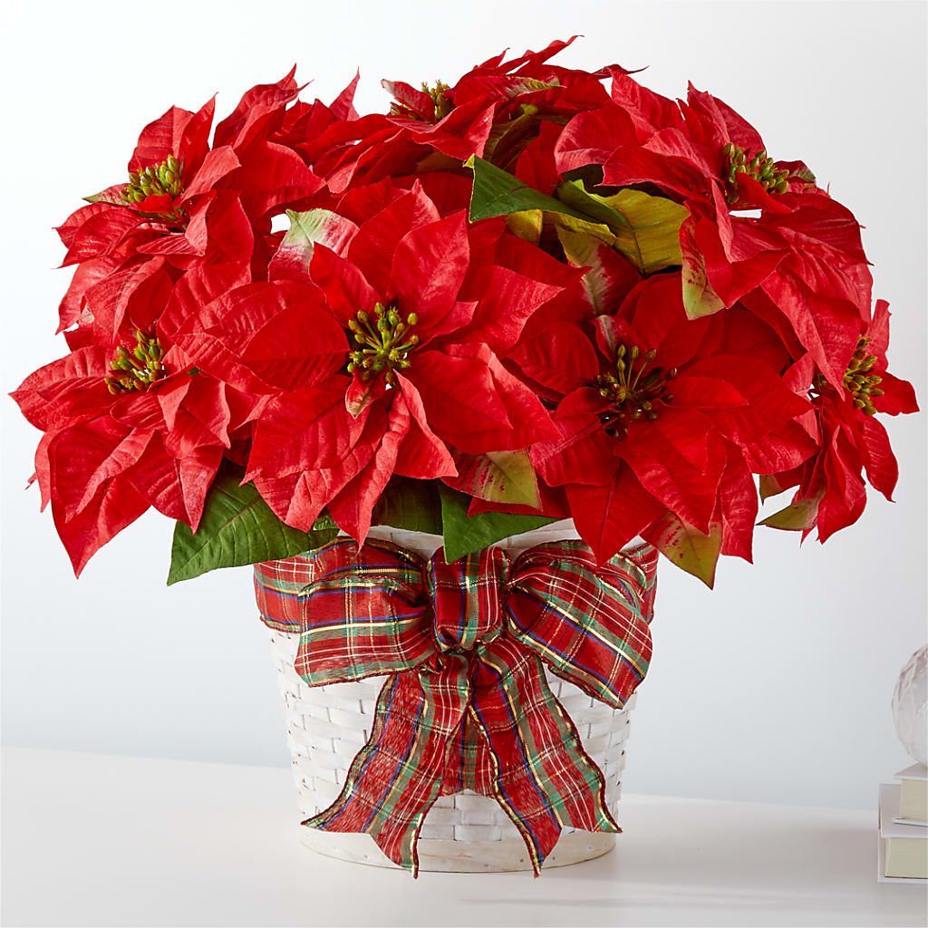 Happiest Holidays Poinsettia – Laurie Clark Designs, Thamesville ON