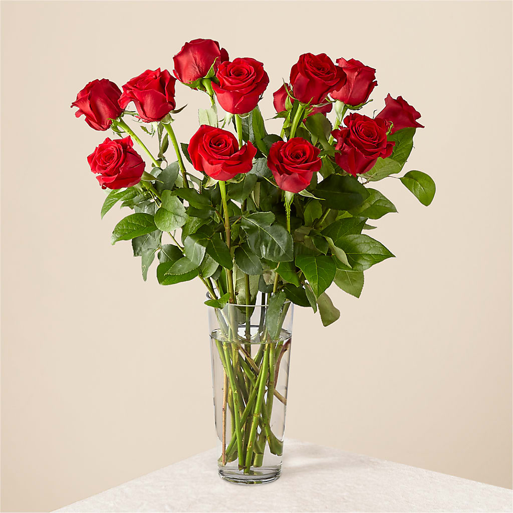Long Stem Red Rose Bouquet – Laurie Clark Designs, Thamesville ON