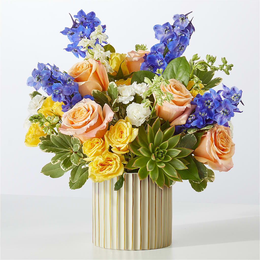 Cobalt Reverie Bouquet – Laurie Clark Designs, Thamesville ON