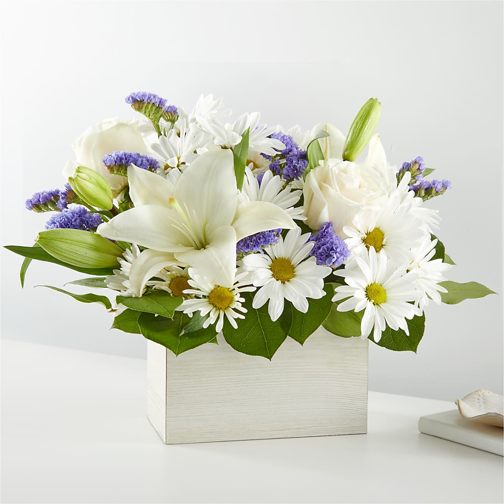 Beyond Blue Box Bouquet – Laurie Clark Designs, Thamesville ON