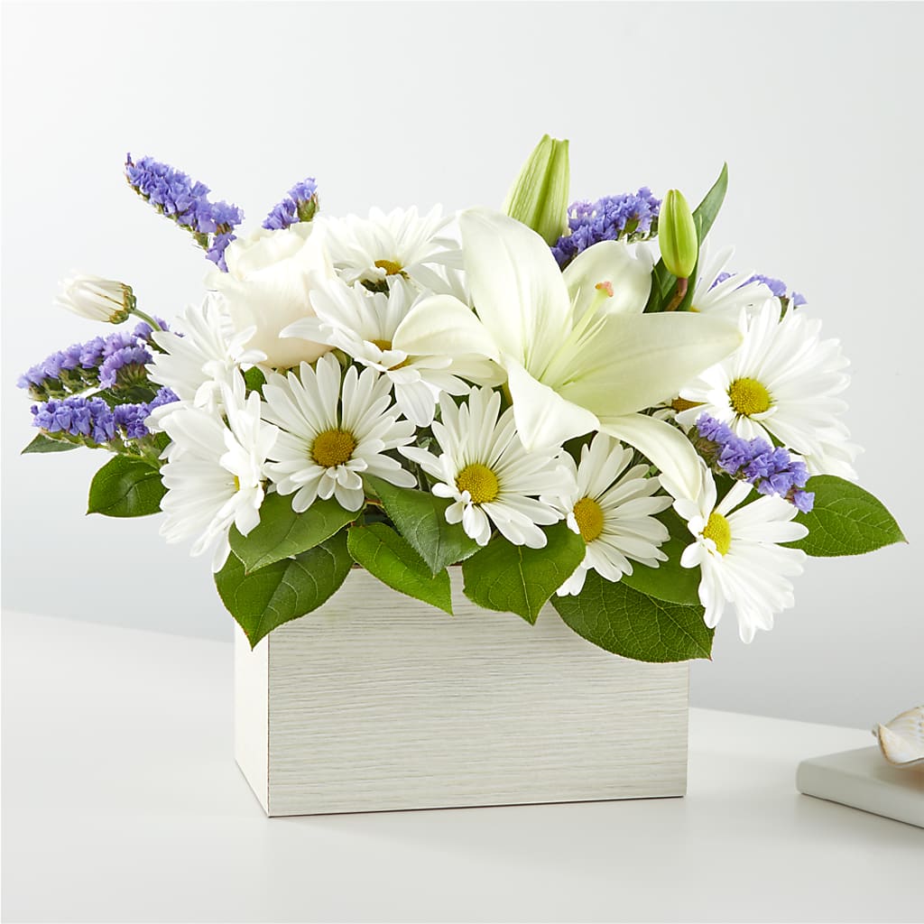 Beyond Blue Box Bouquet – Laurie Clark Designs, Thamesville ON