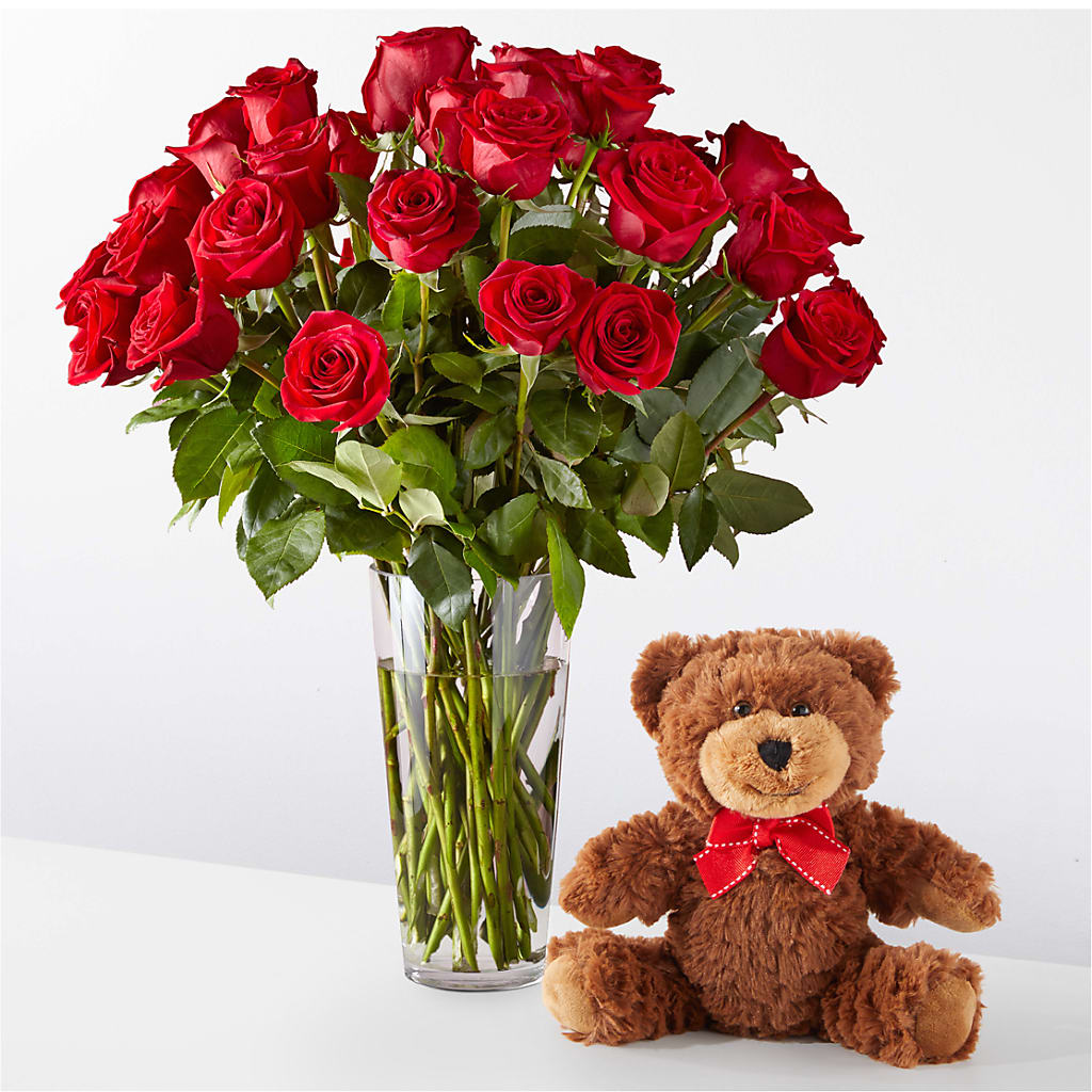 Romantic Long Stem Red Rose Bouquet Bundles – Laurie Clark Designs, Thamesville ON