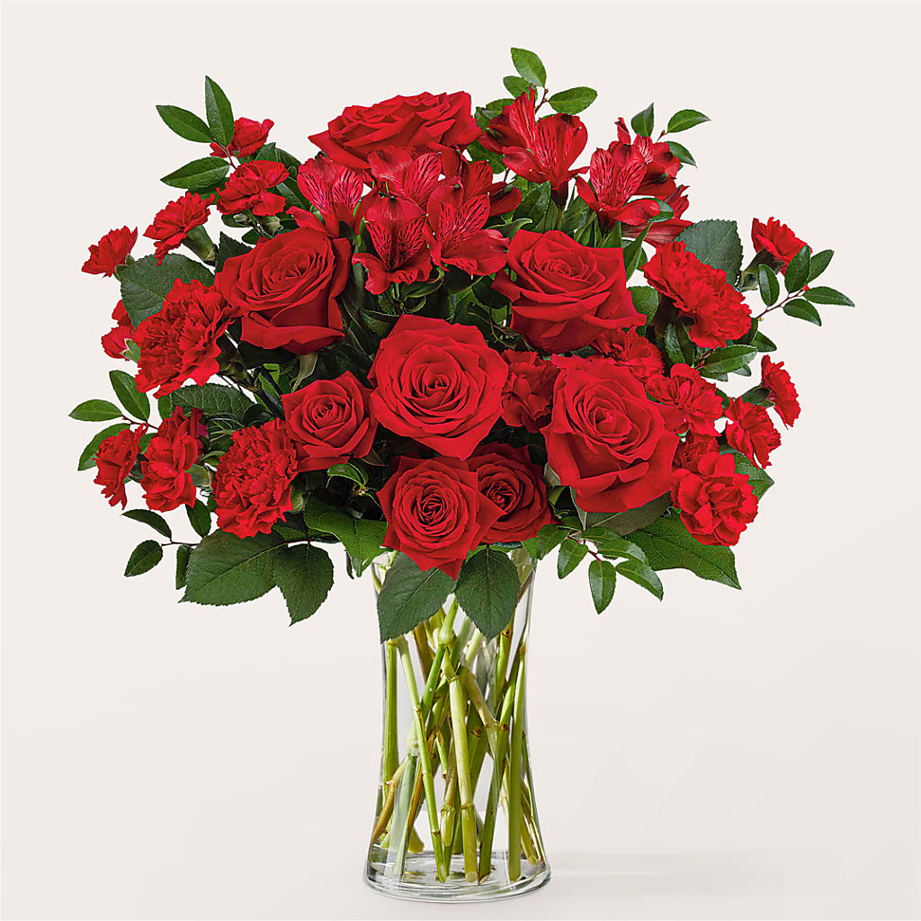 Brilliant Ruby Bouquet – Laurie Clark Designs, Thamesville ON