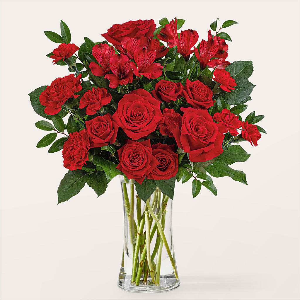 Brilliant Ruby Bouquet – Laurie Clark Designs, Thamesville ON