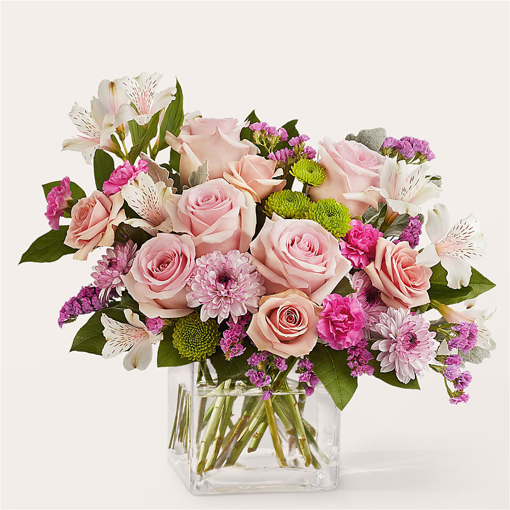 Pink Suede Bouquet – Laurie Clark Designs, Thamesville ON