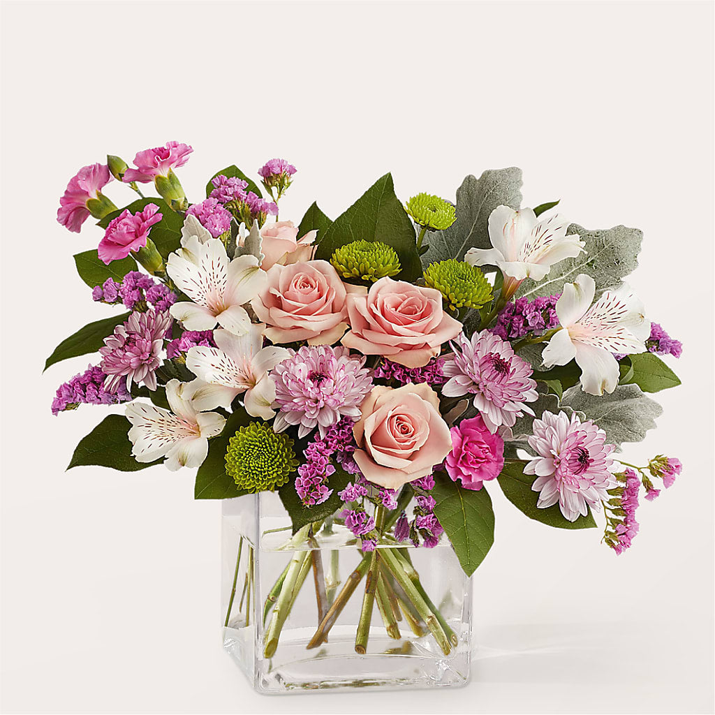 Pink Suede Bouquet – Laurie Clark Designs, Thamesville ON