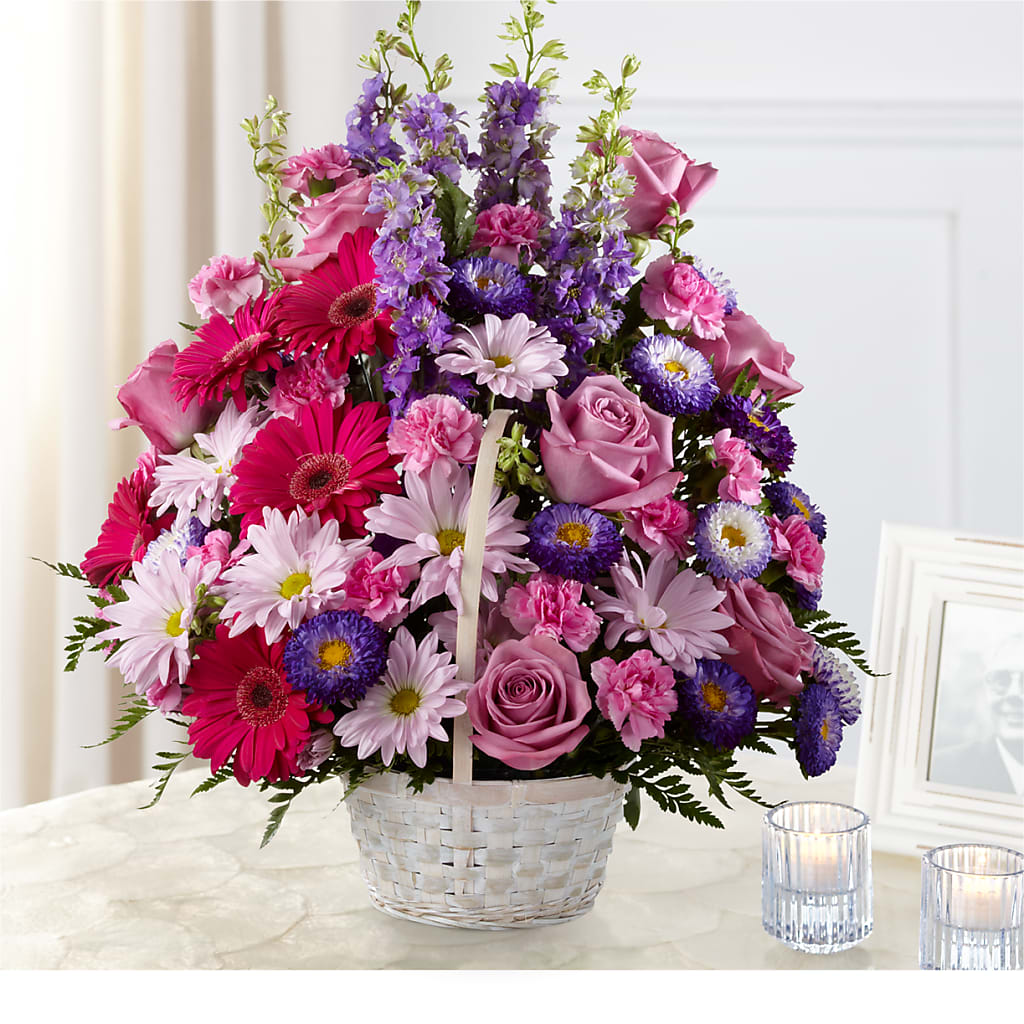 Pastel Peace Basket – Laurie Clark Designs, Thamesville ON