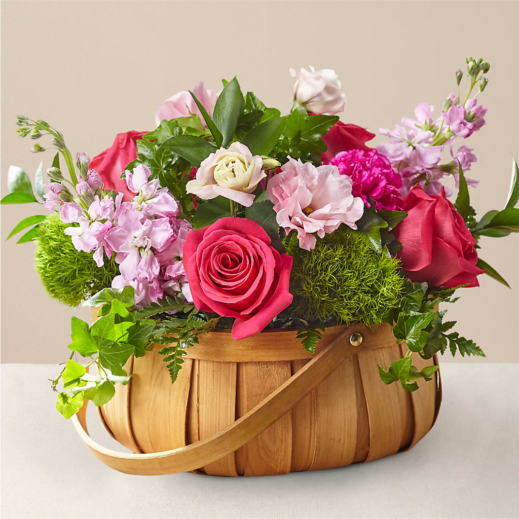 Radiance in Bloom Basket – Laurie Clark Designs, Thamesville ON