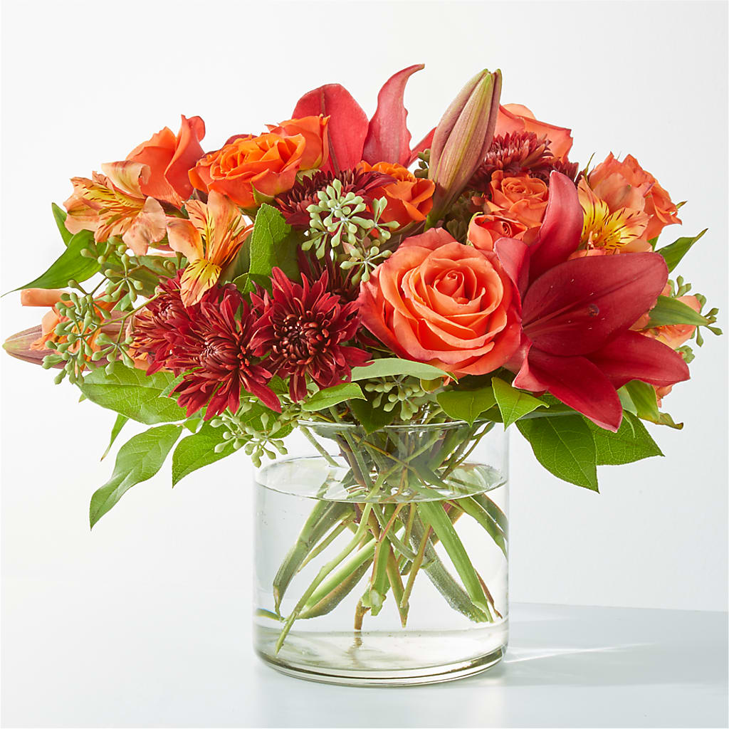 Crimson Leaves Bouquet – Laurie Clark Designs, Thamesville ON