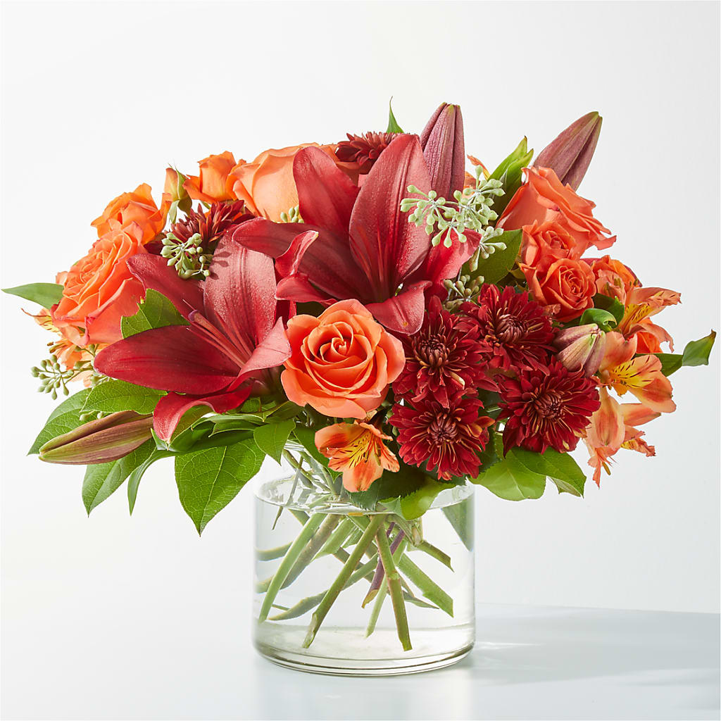 Crimson Leaves Bouquet – Laurie Clark Designs, Thamesville ON