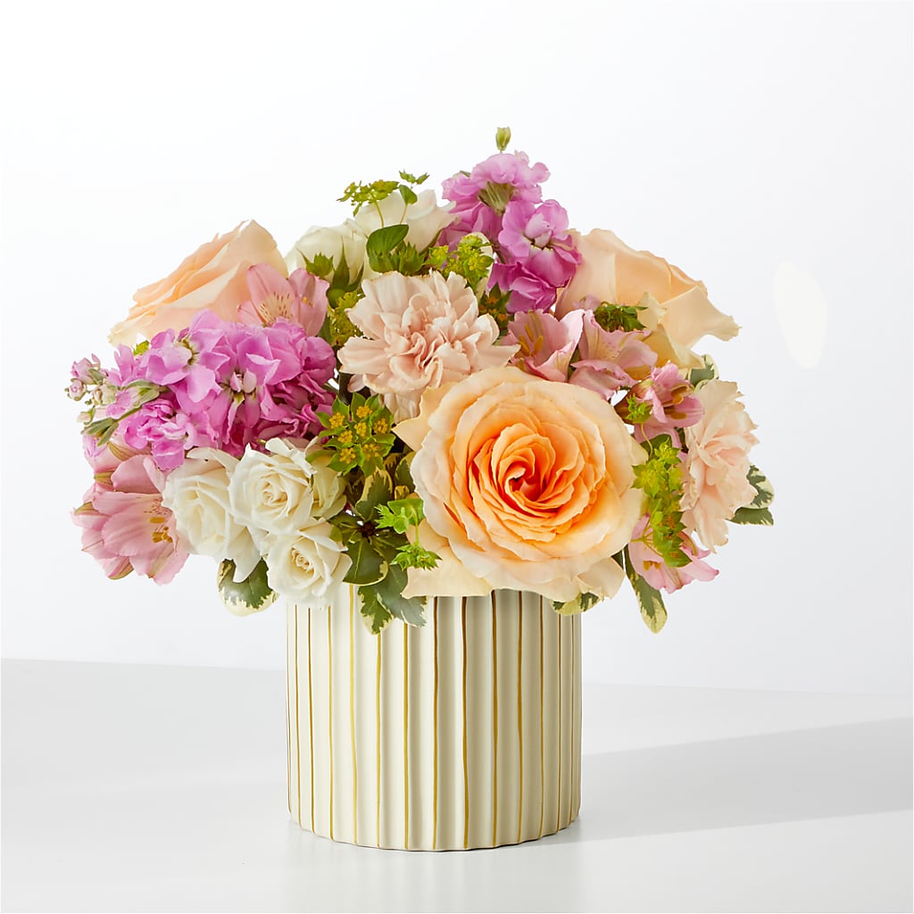 Paradise Bouquet with Ivory Vase – Laurie Clark Designs, Thamesville ON