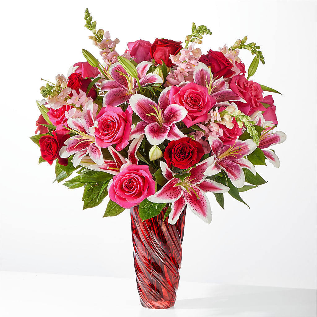 Always You Bouquet with Luxe Swirl Vase – Laurie Clark Designs, Thamesville ON