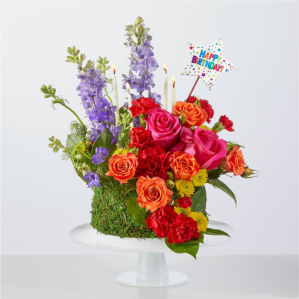 Best Year Yet Floral Cake – Laurie Clark Designs, Thamesville ON