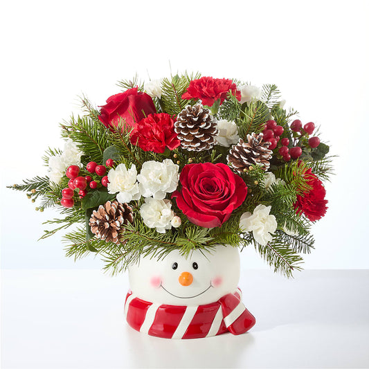 Jolly Snowman Bouquet –  Laurie Clark Designs, Thamesville ON