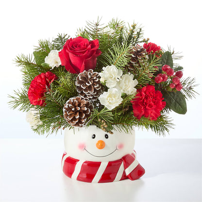 Jolly Snowman Bouquet –  Laurie Clark Designs, Thamesville ON