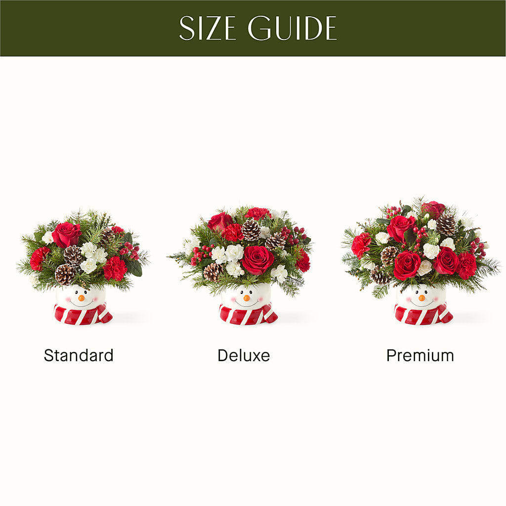 Jolly Snowman Bouquet –  Laurie Clark Designs, Thamesville ON