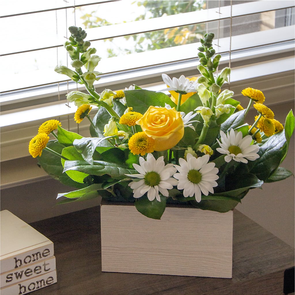 Sun Salutation Box Bouquet –  Laurie Clark Designs, Thamesville ON