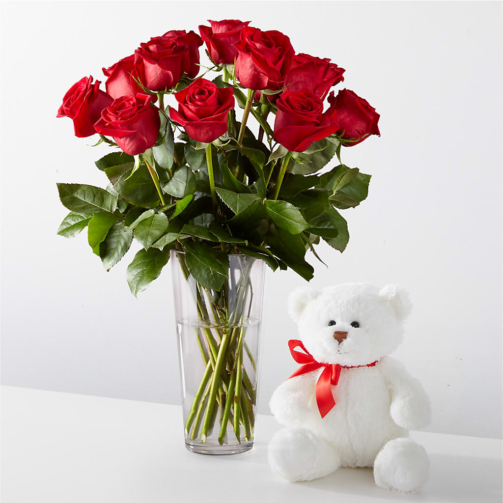 Romantic Long Stem Red Rose Bouquet Bundles –  Laurie Clark Designs, Thamesville ON