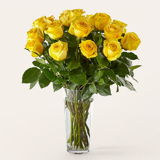 Long Stem Yellow Rose Bouquet –  Laurie Clark Designs, Thamesville ON