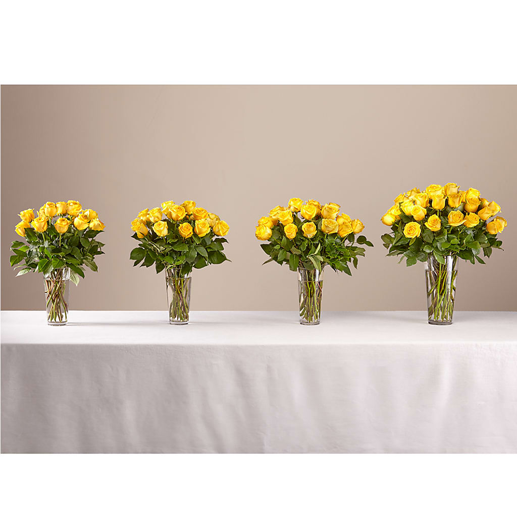 Long Stem Yellow Rose Bouquet –  Laurie Clark Designs, Thamesville ON