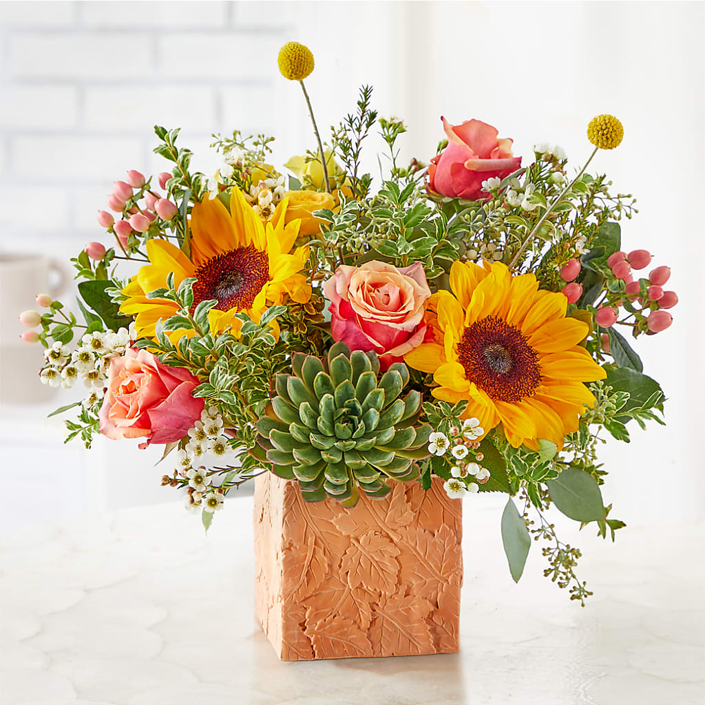 Sunflower Season Bouquet –  Laurie Clark Designs, Thamesville ON