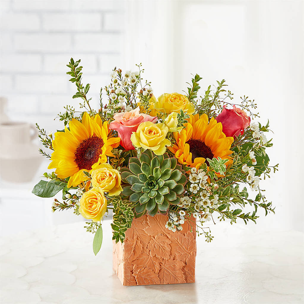 Sunflower Season Bouquet –  Laurie Clark Designs, Thamesville ON