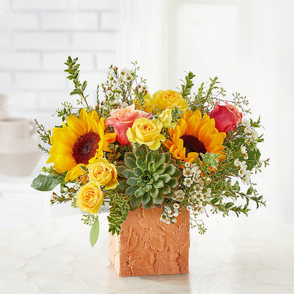 Sunflower Season Bouquet –  Laurie Clark Designs, Thamesville ON