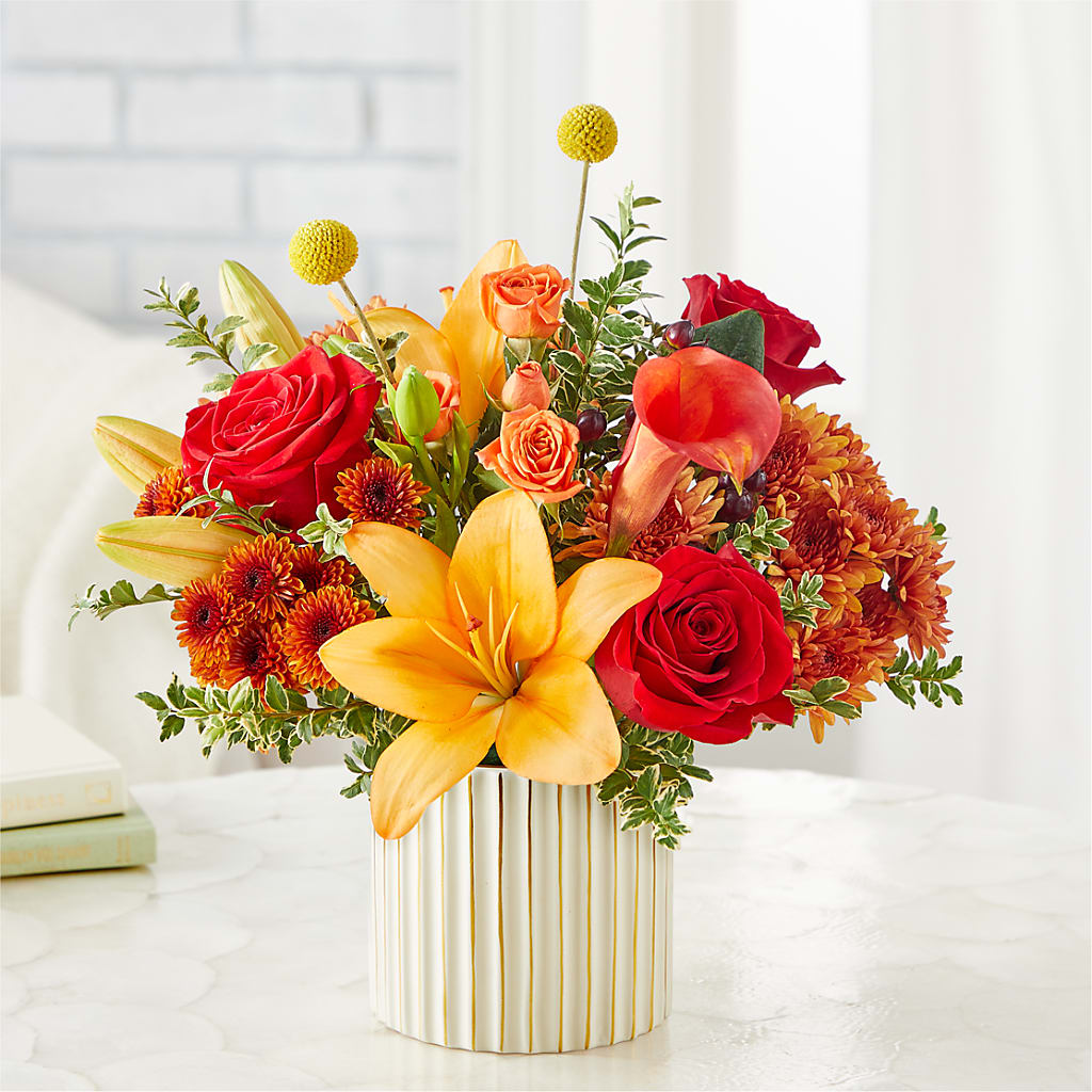 Scarlet Skies Bouquet –  Laurie Clark Designs, Thamesville ON
