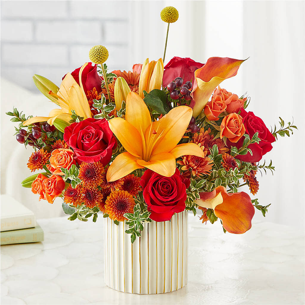 Scarlet Skies Bouquet –  Laurie Clark Designs, Thamesville ON
