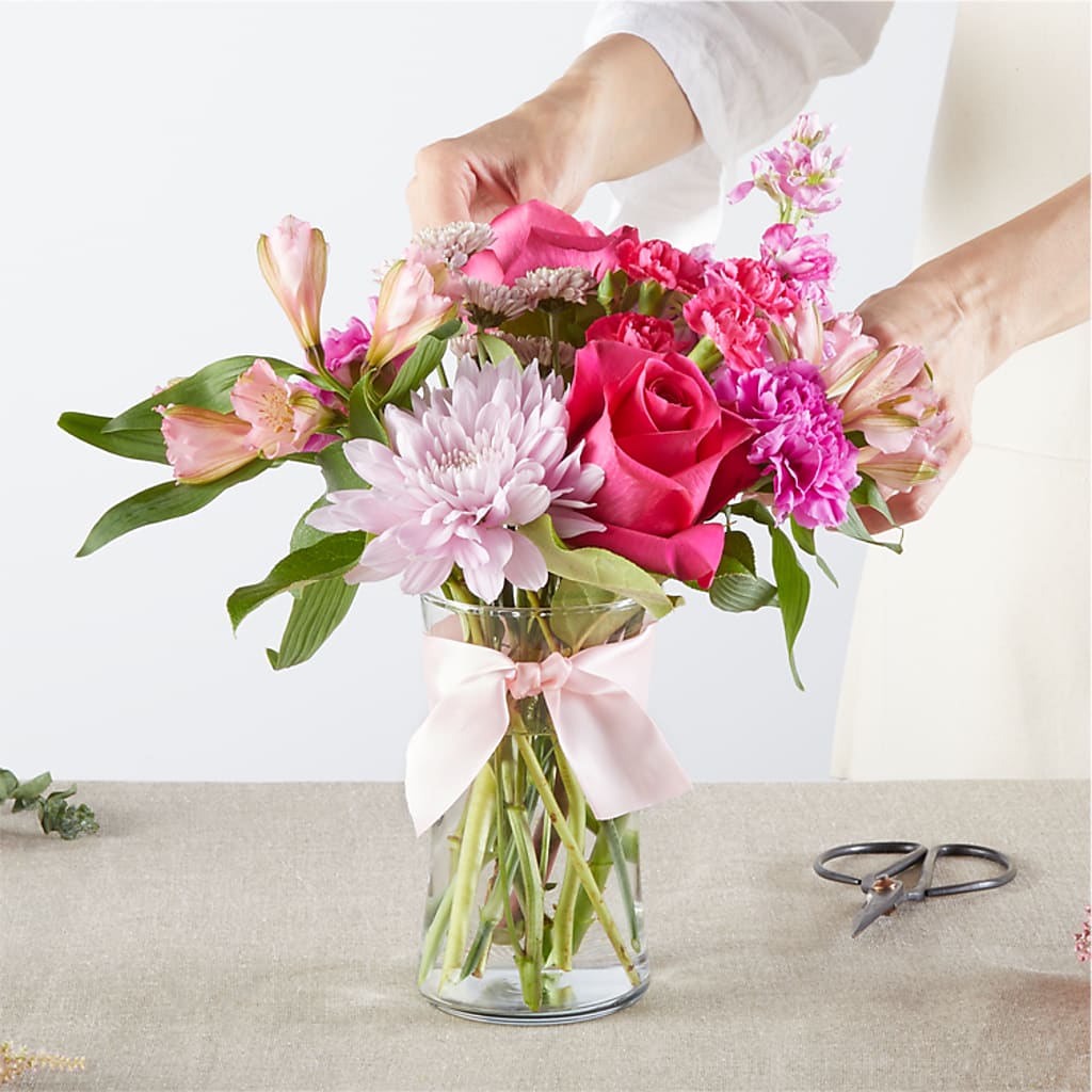 Pink Ribbon - A Florist Original –  Laurie Clark Designs, Thamesville ON
