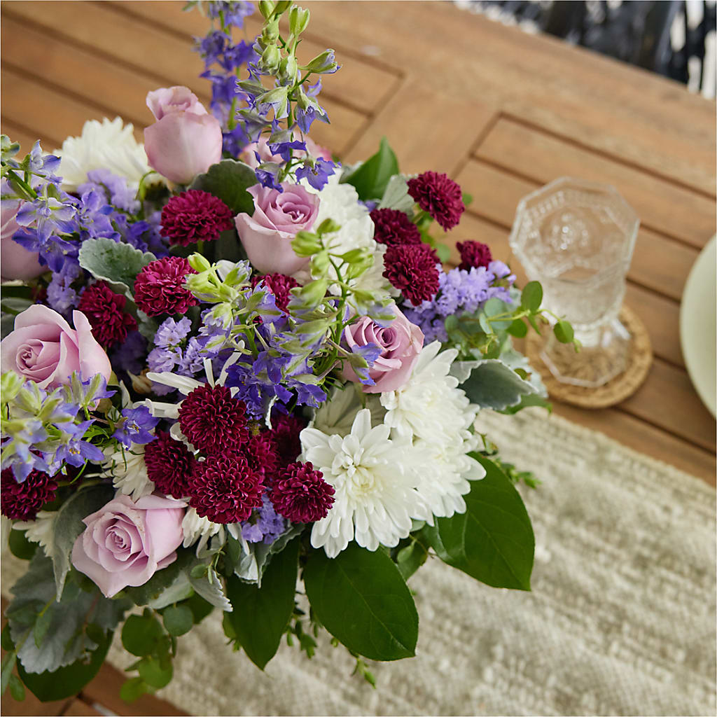 Violet Frost Bouquet –  Laurie Clark Designs, Thamesville ON