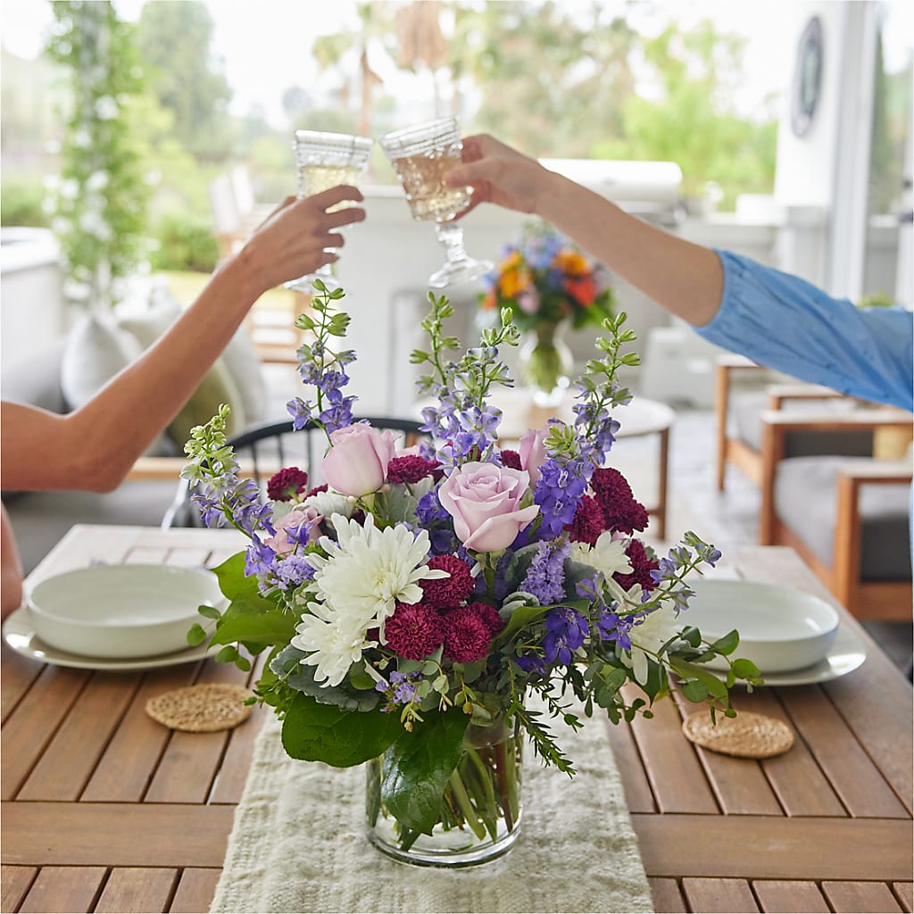 Violet Frost Bouquet –  Laurie Clark Designs, Thamesville ON