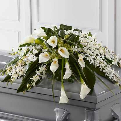 Angel Wings Casket Spray –  Laurie Clark Designs, Thamesville ON