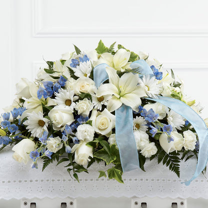 Tender Treasure Casket Spray –  Laurie Clark Designs, Thamesville ON