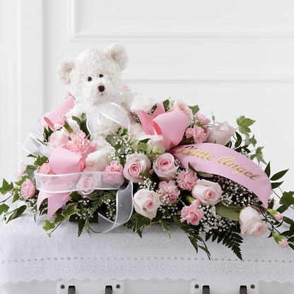 Touch of Sympathy Casket Spray –  Laurie Clark Designs, Thamesville ON