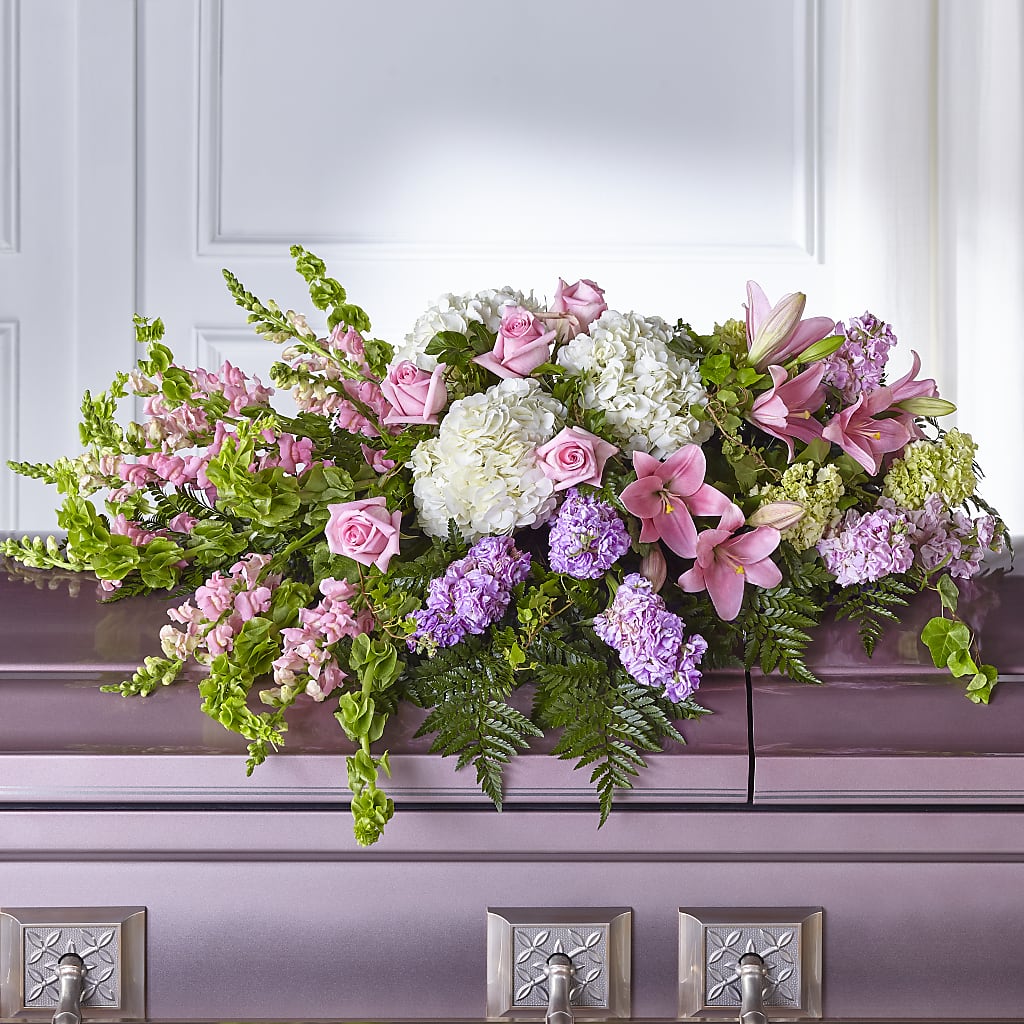 Life's Gratitude Casket Spray –  Laurie Clark Designs, Thamesville ON