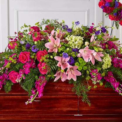 Radiant Tribute Casket Spray –  Laurie Clark Designs, Thamesville ON