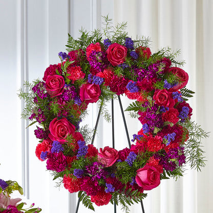 Calming Colors Wreath –  Laurie Clark Designs, Thamesville ON