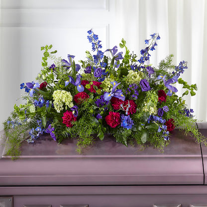 Always Treasured Casket Spray –  Laurie Clark Designs, Thamesville ON