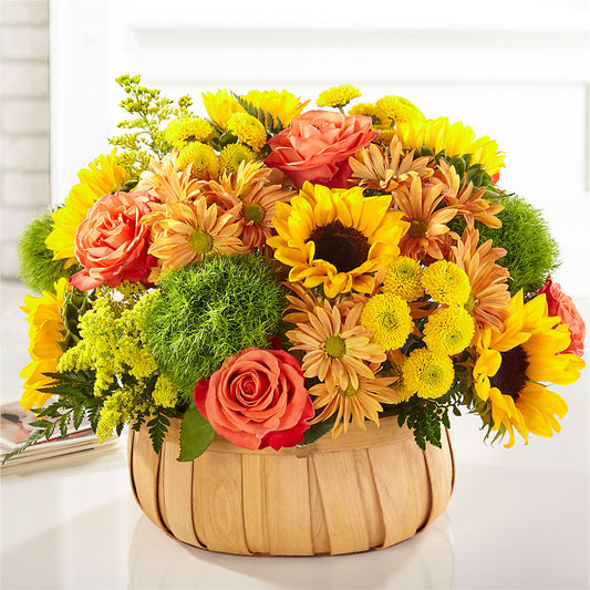 Harvest Sunflower Basket –  Laurie Clark Designs, Thamesville ON