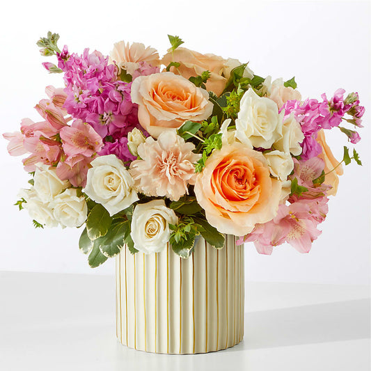 Paradise Bouquet with Ivory Vase –  Laurie Clark Designs, Thamesville ON