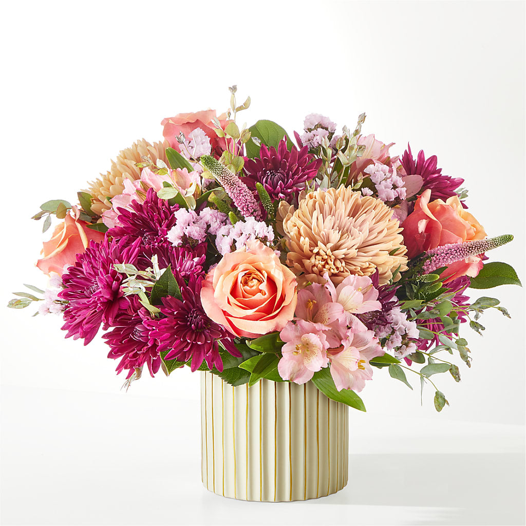 Berry Cobbler Bouquet with Ivory Vase –  Laurie Clark Designs, Thamesville ON