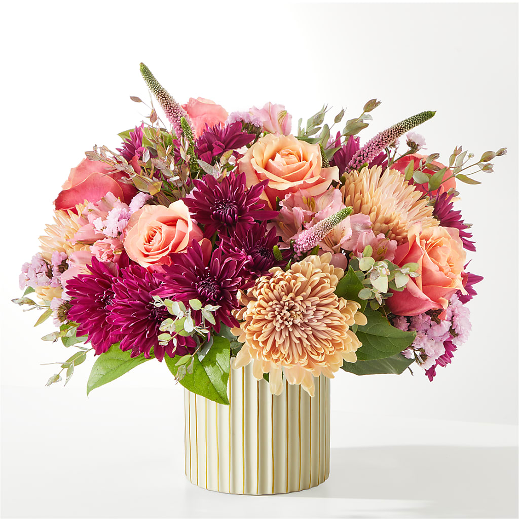 Berry Cobbler Bouquet with Ivory Vase –  Laurie Clark Designs, Thamesville ON