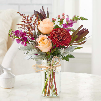 Moody Hues Bouquet –  Laurie Clark Designs, Thamesville ON