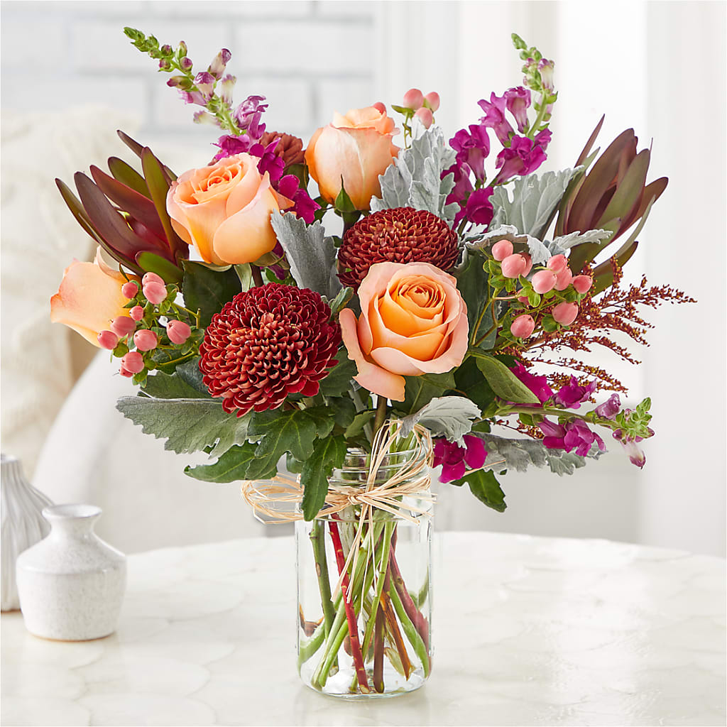Moody Hues Bouquet –  Laurie Clark Designs, Thamesville ON
