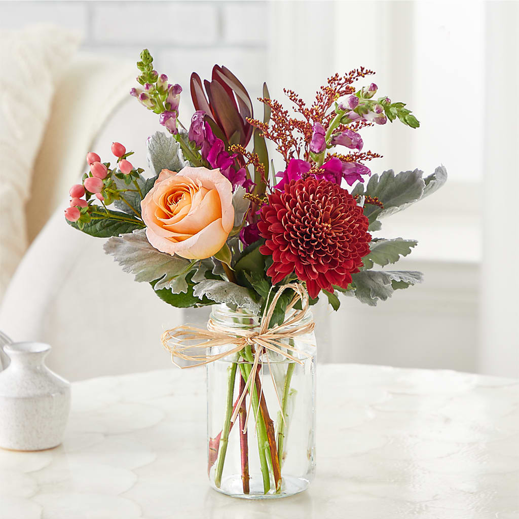 Moody Hues Bouquet –  Laurie Clark Designs, Thamesville ON