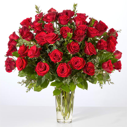 Forever Yours Fifty Stem Red Rose Bouquet –  Laurie Clark Designs, Thamesville ON