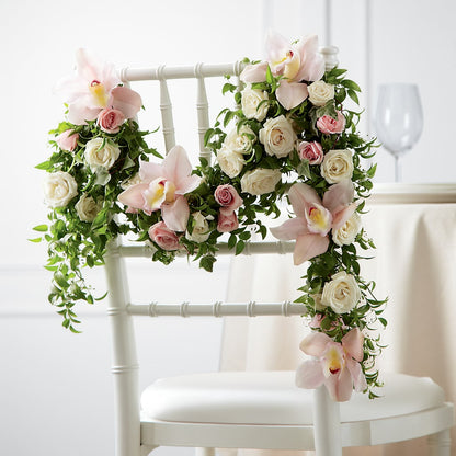 Orchid Rose Chair Décor –  Laurie Clark Designs, Thamesville ON